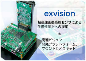 エクスビジョン製品ご紹介 高速ビジョン開発プラットフォーム /高速ビジョンマウントカメラキット